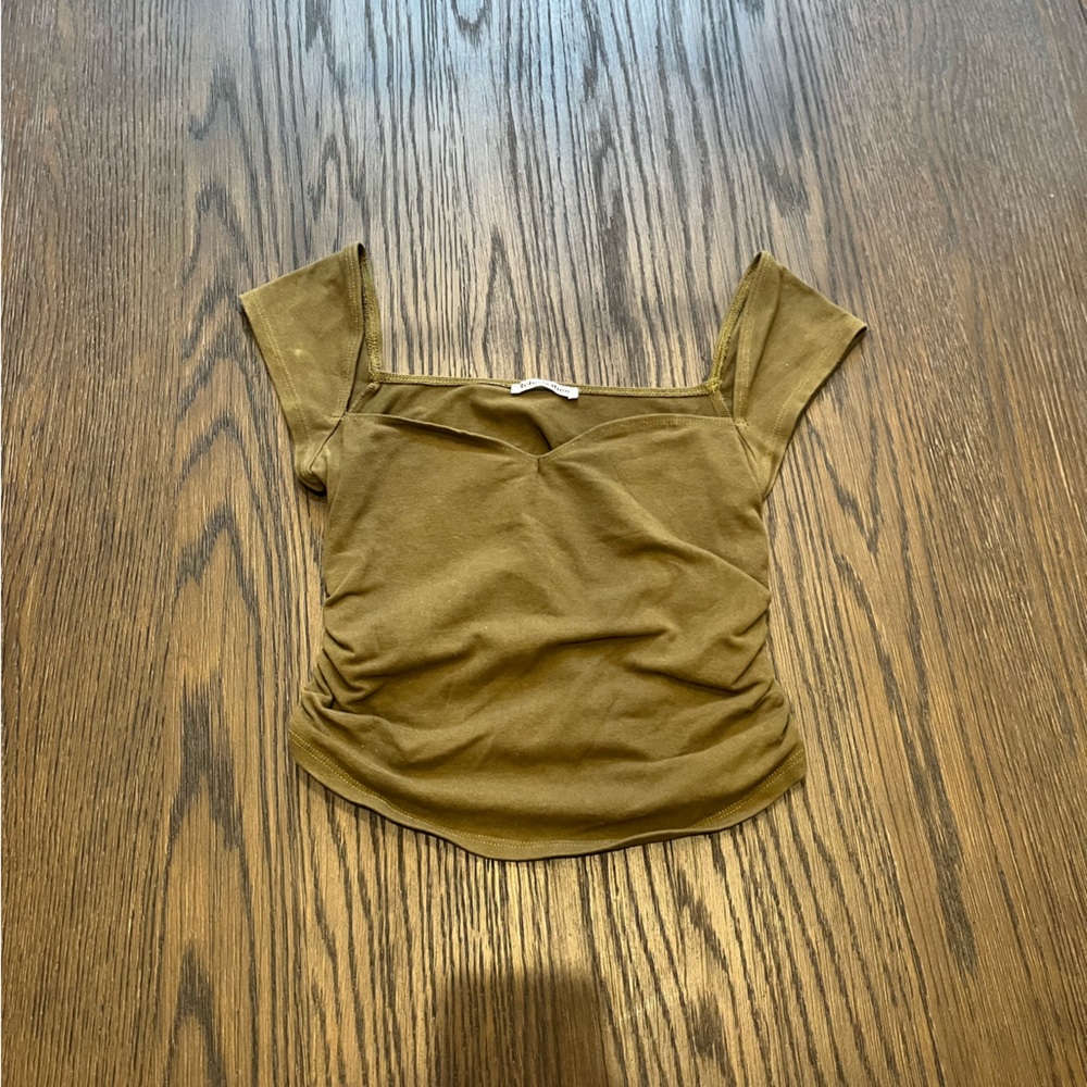 Olive Green Reformation Tank Top Size Small